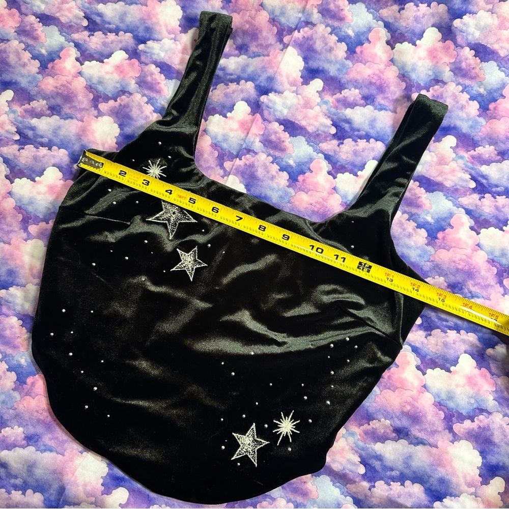 VS • Very Sexy Star Struck Shine Velvet Corset Bra Top - Picture 9 of 13